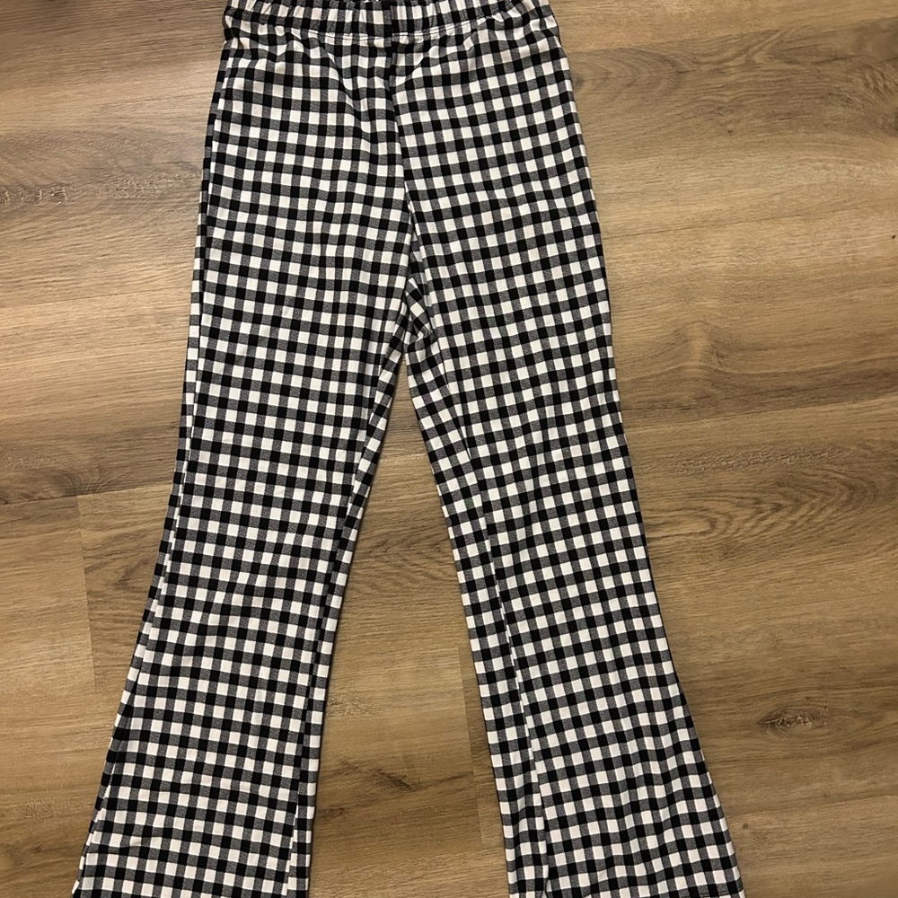Forever 21 Kids Black and White Checkered Pants